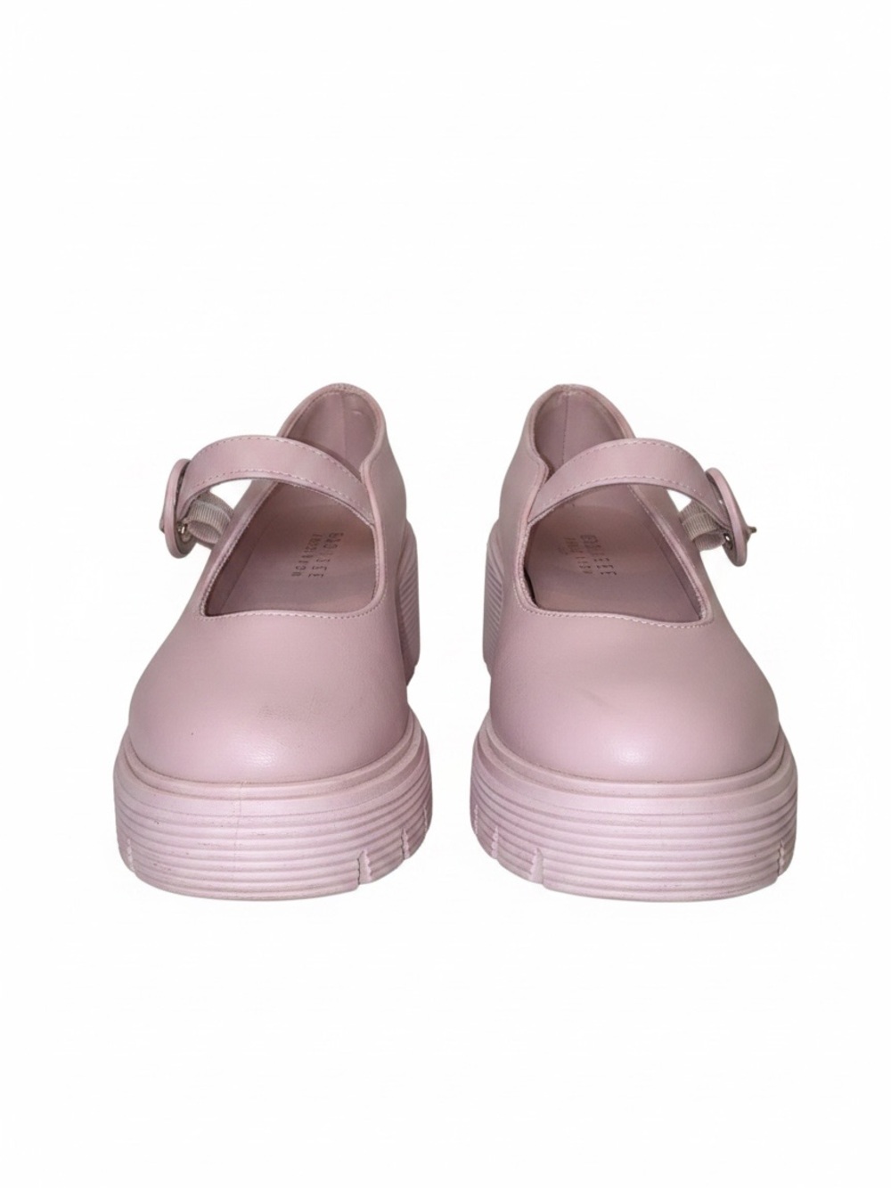 JOURNEE COLLECTION “Zarynn” Treaded Outsole Platform Mary Jane Baby Pink Size 8 - Picture 4 of 5